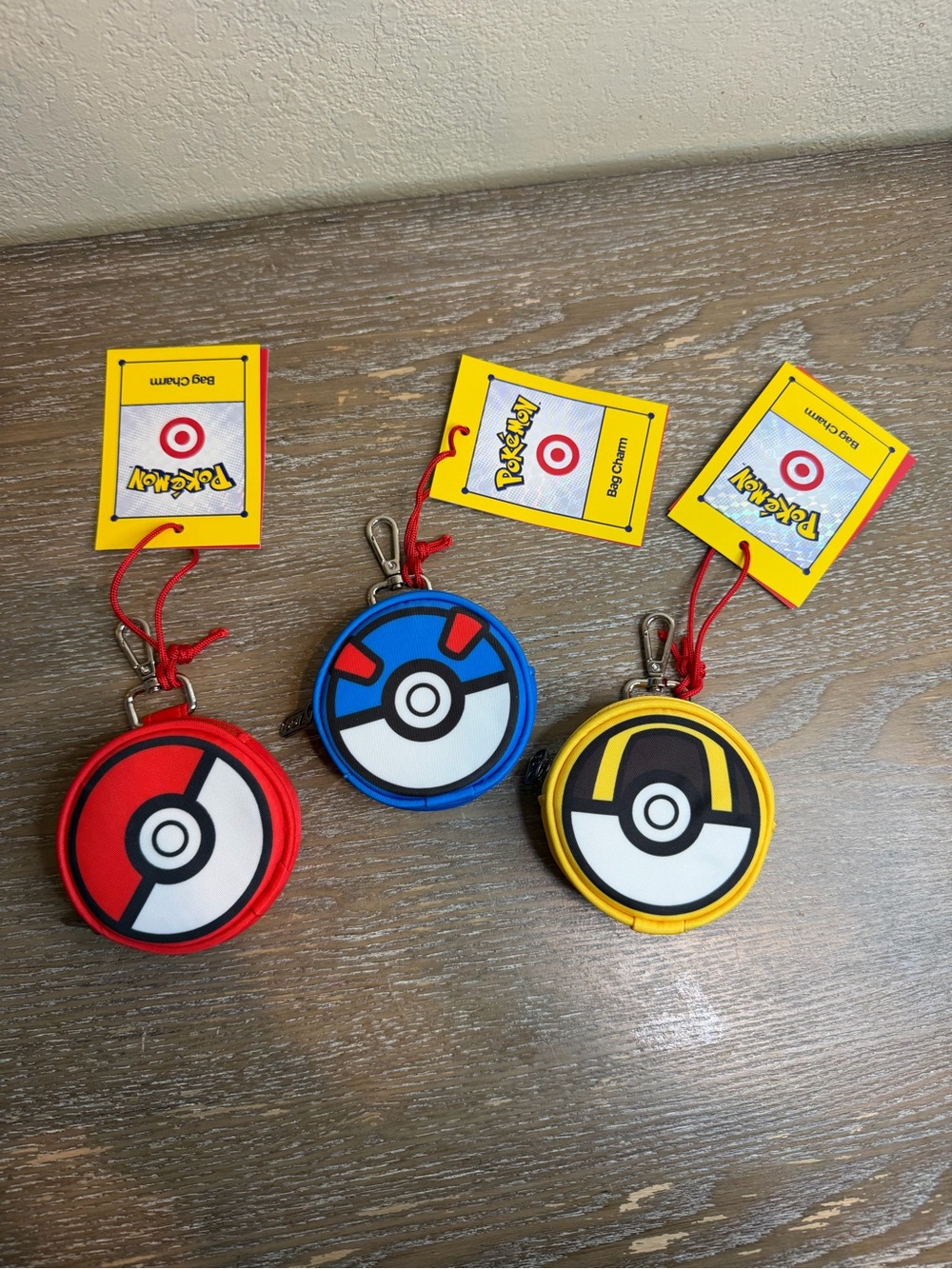 Ball Bag Charm-Pokemon x Target Exclusive 30 Anniversary Limited set of 3